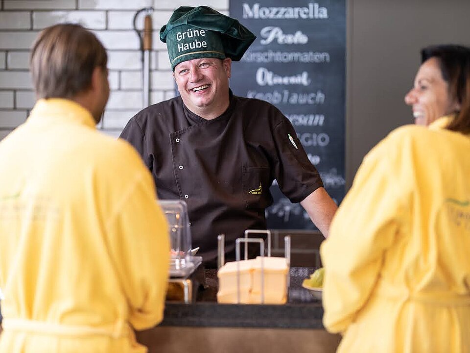 Koch im Restaurant Zum Horst mit der Grünen Haube