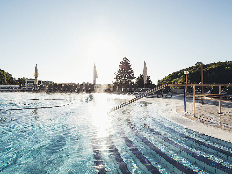 Freibereich in der Therme Loipersdorf